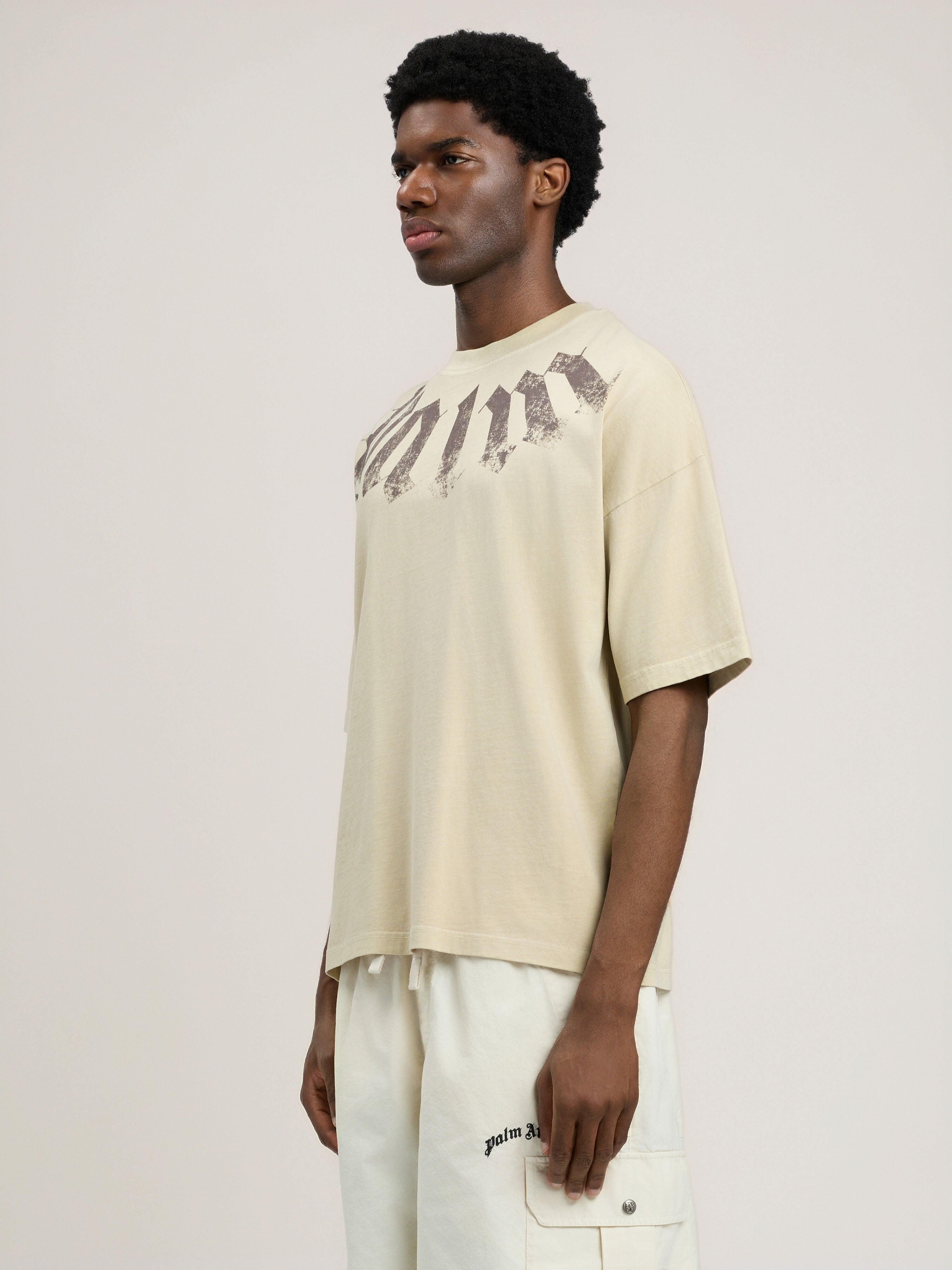 Big Neck Logo Loose T-Shirt