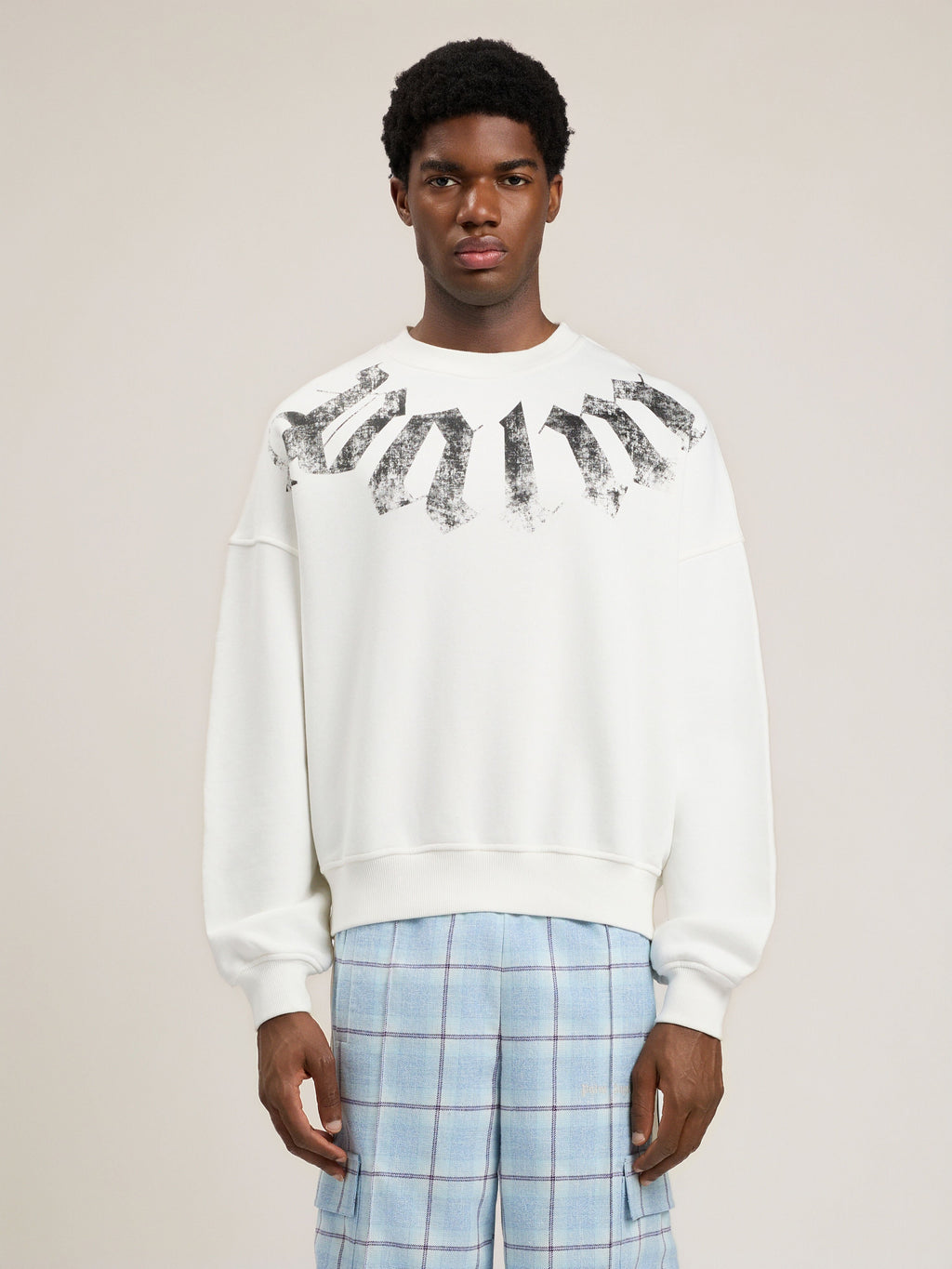 Big Neck Logo Loose Sweatshirt
