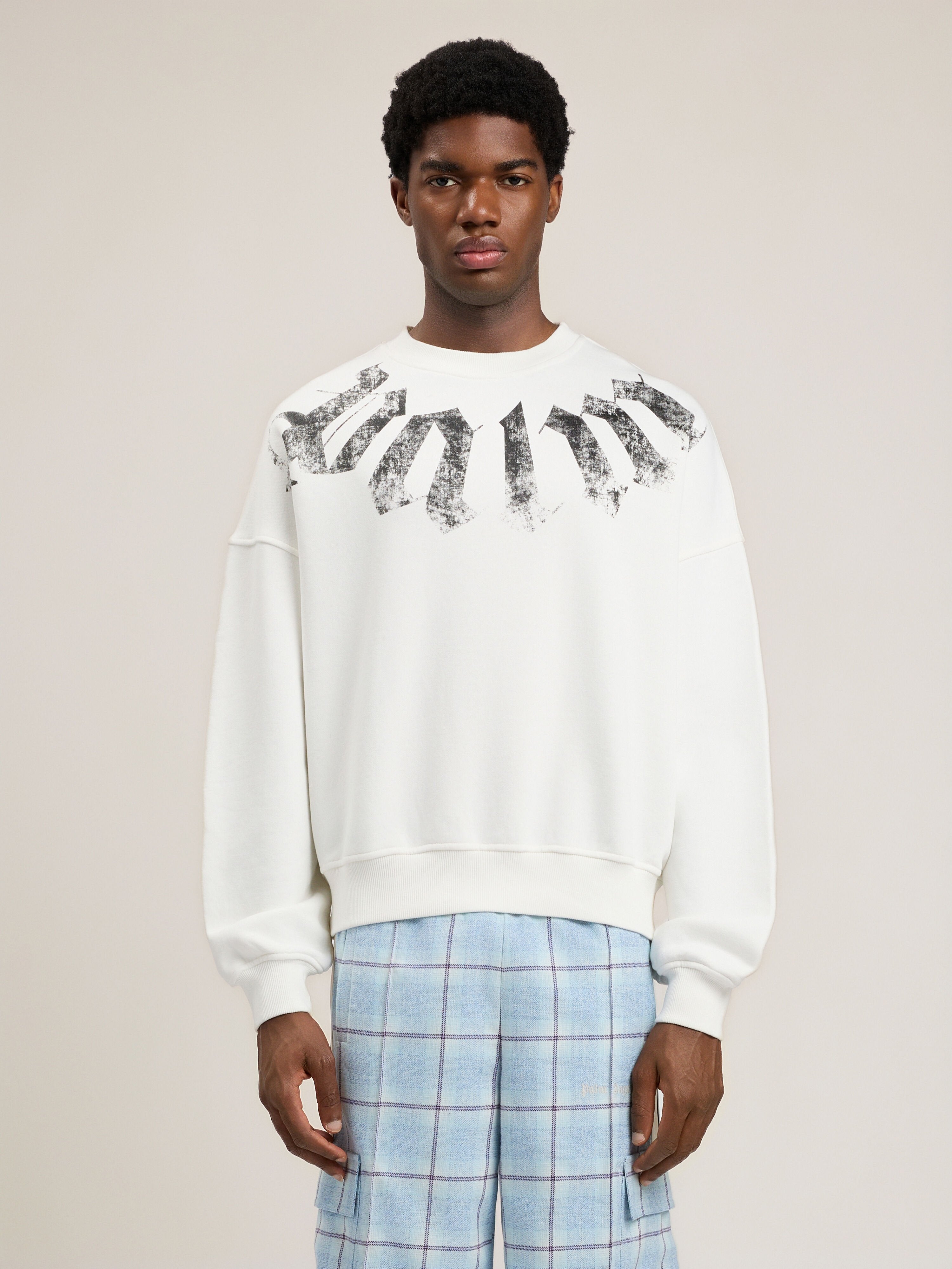 Big Neck Logo Loose Sweatshirt