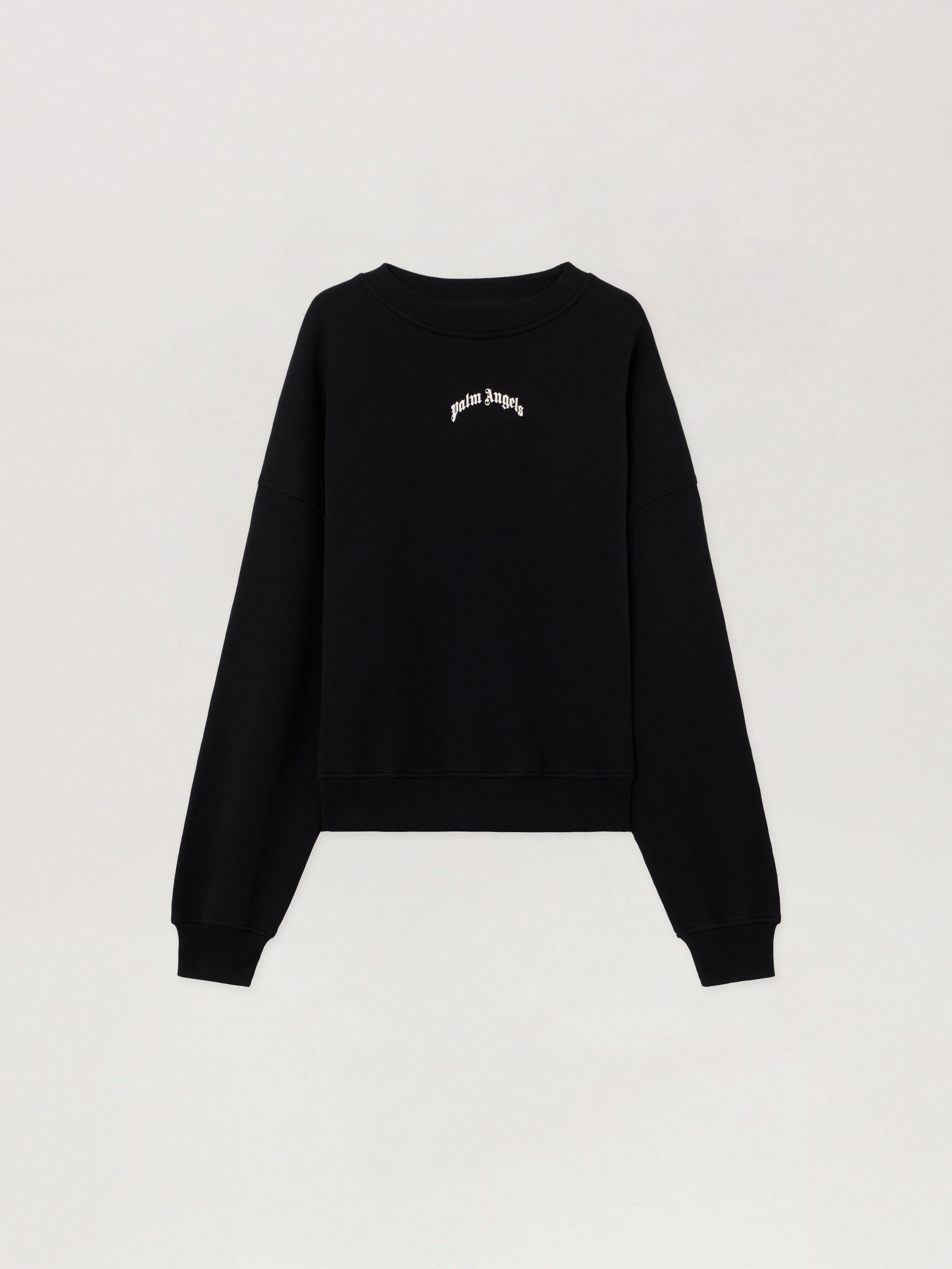 Back Curved Logo Loose Sweatshirt