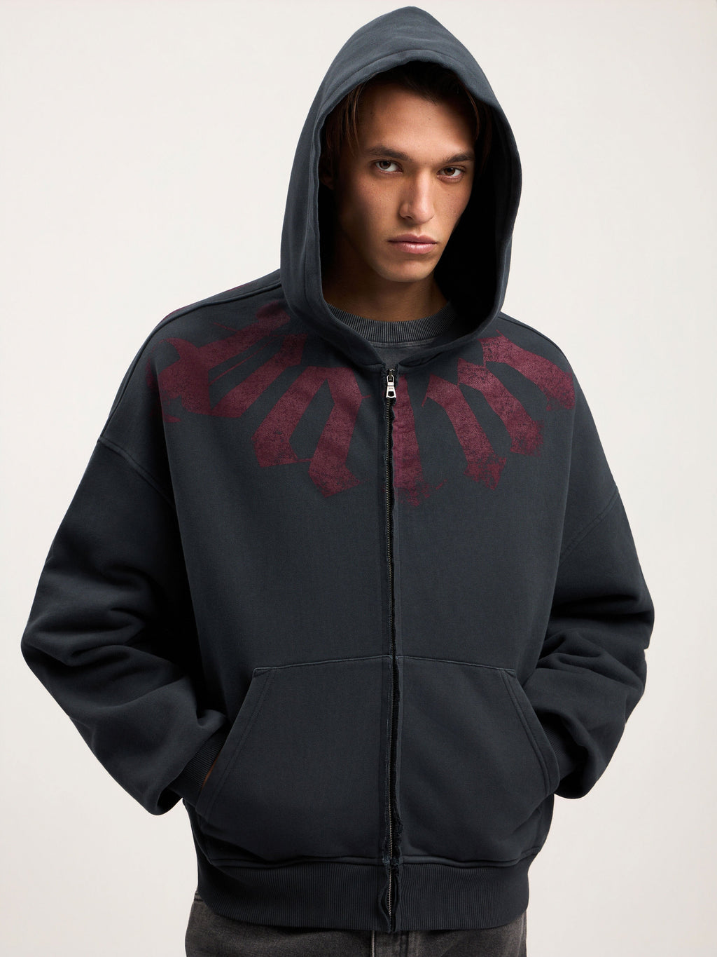 Big Neck Logo Zip Hoody