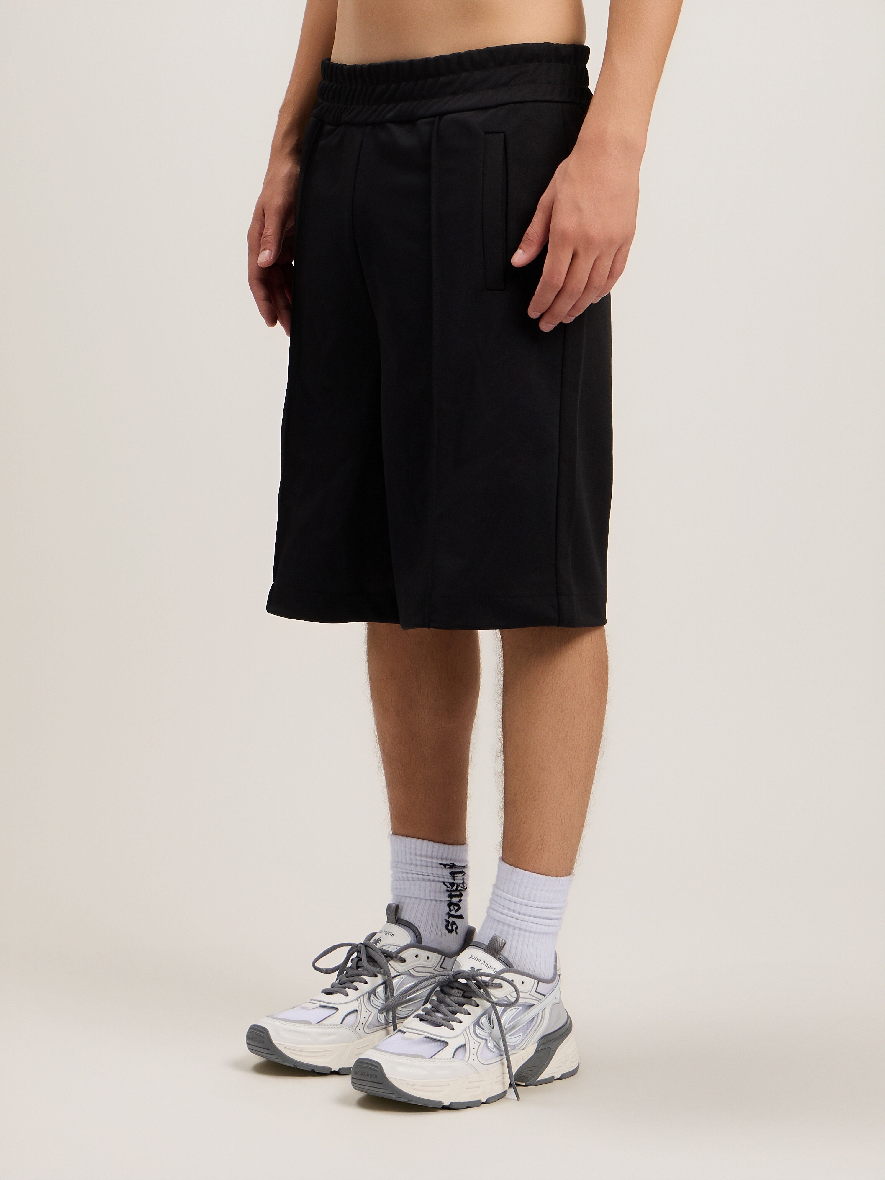 Back Curved Logo Track Shorts