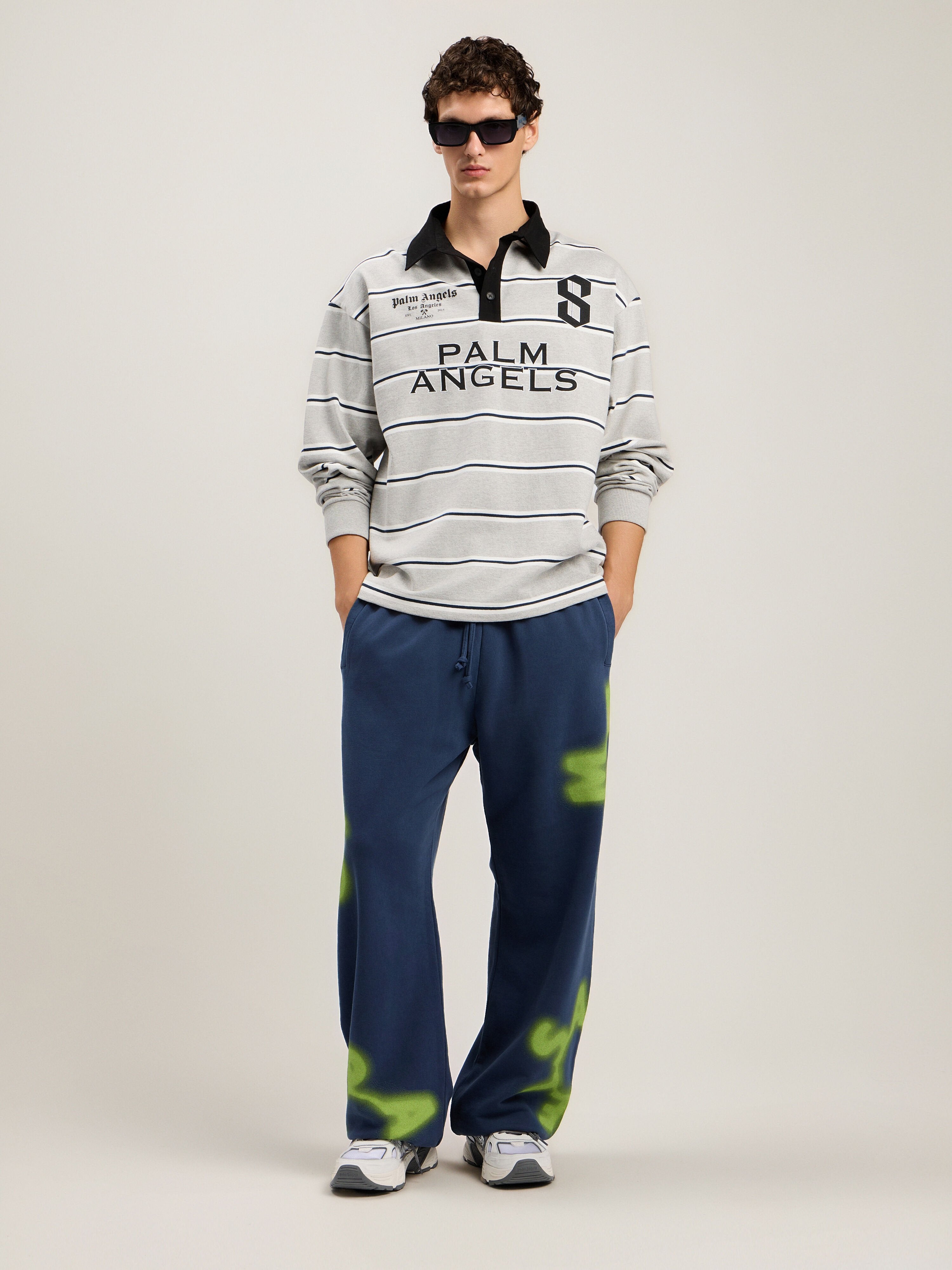 Palm Sport Long-Sleeved Polo Shirt